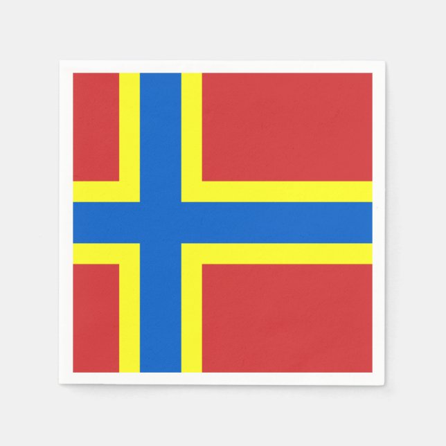 Flag of Orkney Paper Napkins (Front)