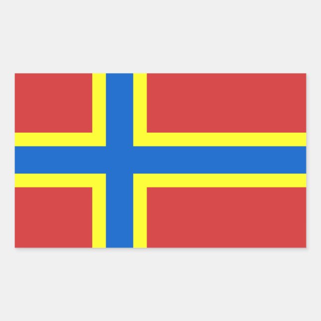 Flag of Orkney Rectangular Sticker (Front)