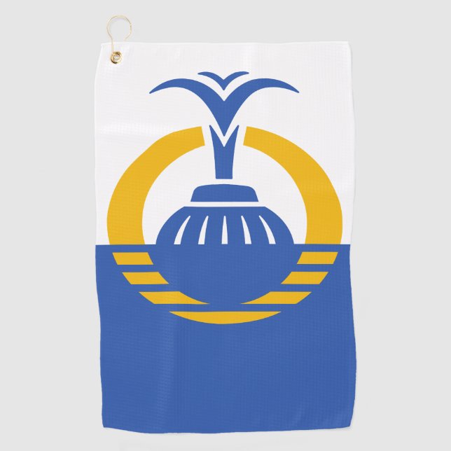  Flag of Orlando, Florida. Golf Towel (Front)