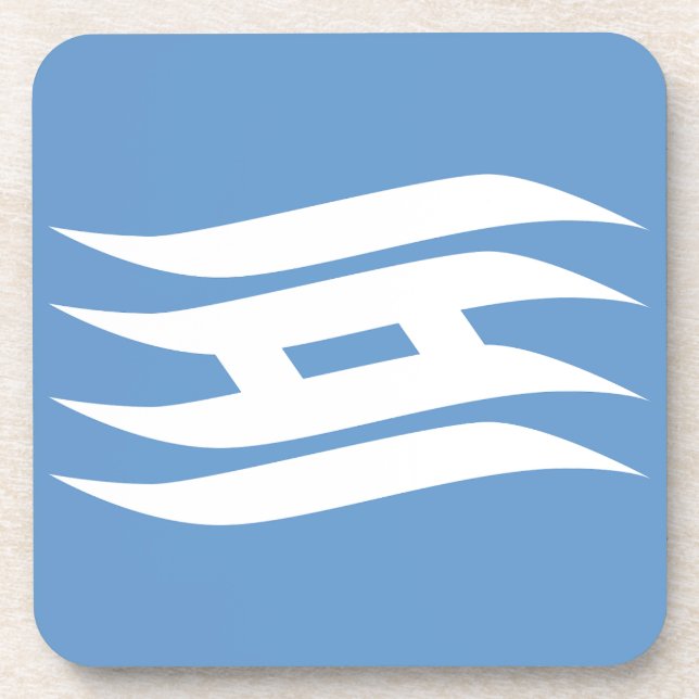 Flag of Osaka Prefecture, Japan Coaster (Front)