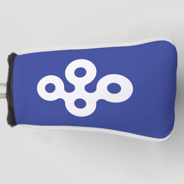 Flag of Osaka Prefecture, Japan Golf Head Cover (Front)