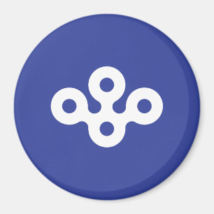 Flag of Osaka Prefecture, Japan Magnet