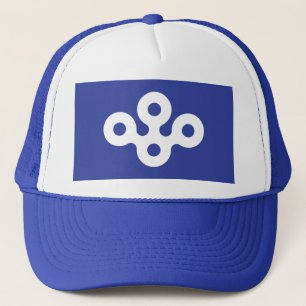 Flag of Osaka Prefecture, Japan Trucker Hat