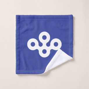 Flag of Osaka Prefecture, Japan Wash Cloth
