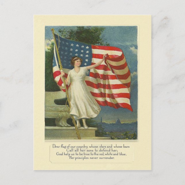 Flag of Our Country Postcard (Front)