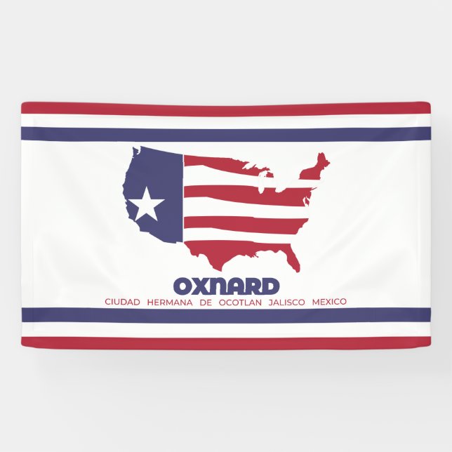 Flag of Oxnard (California) Banner (Horizontal)