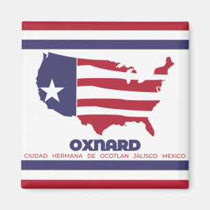 Flag of Oxnard (California) Magnet