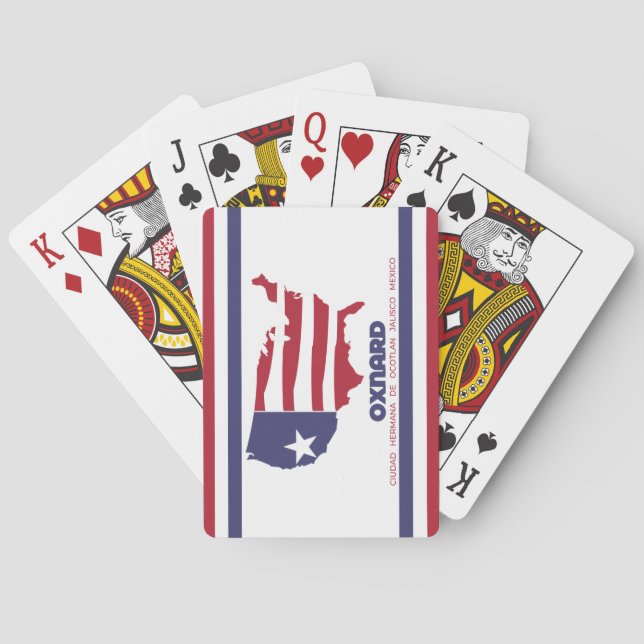 Flag of Oxnard (California) Playing Cards (Back)