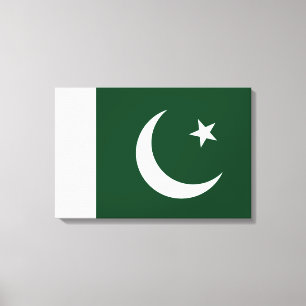 Flag of Pakistan Canvas Print