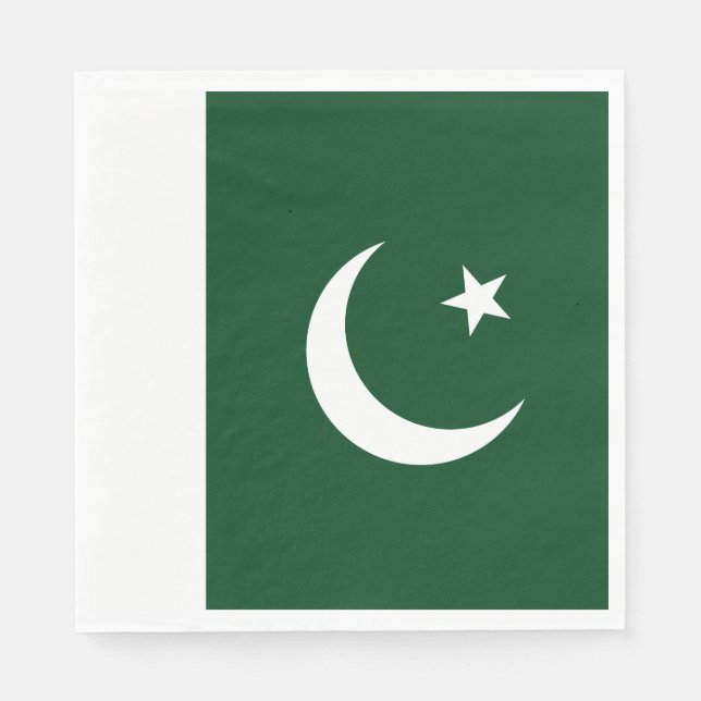 Flag of Pakistan Napkin (Front)