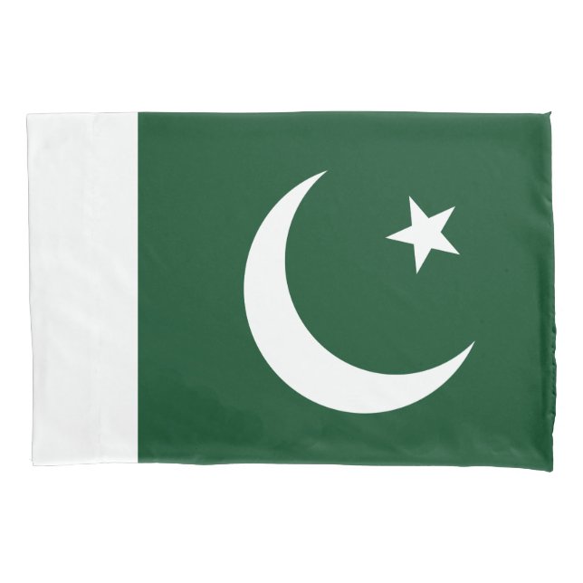 Flag of Pakistan Pillowcase (Front-Left)