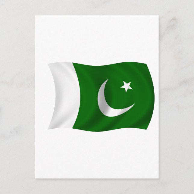 Flag of Pakistan Postcard (Front)