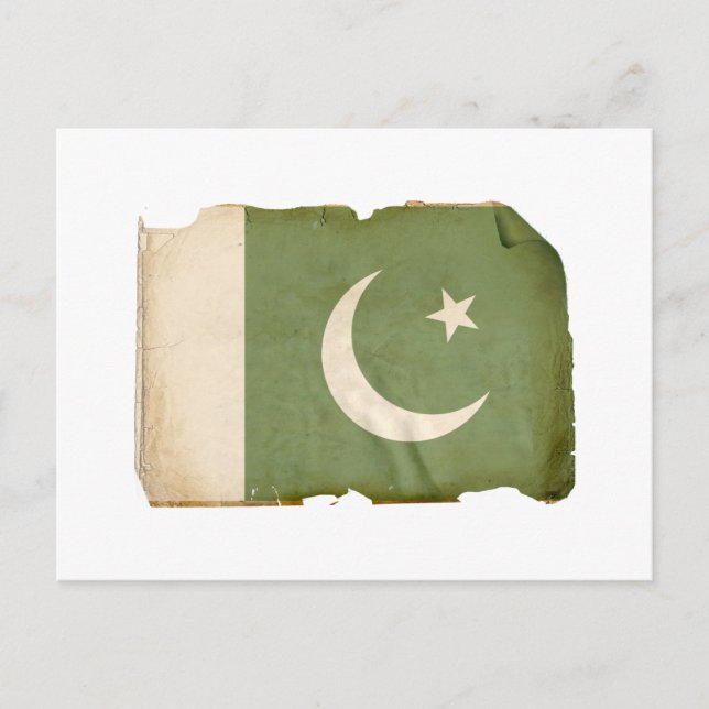 Flag of Pakistan Postcard (Front)