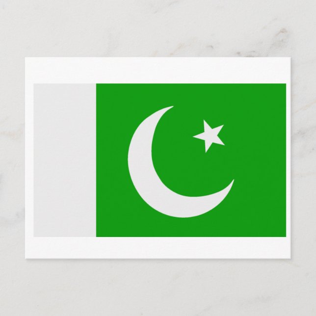 Flag of Pakistan Postcard (Front)