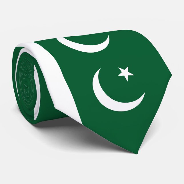 Flag of Pakistan Tie (Rolled)
