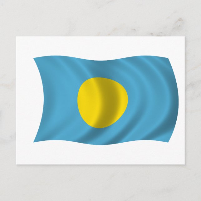 Flag of Palau Postcard (Front)