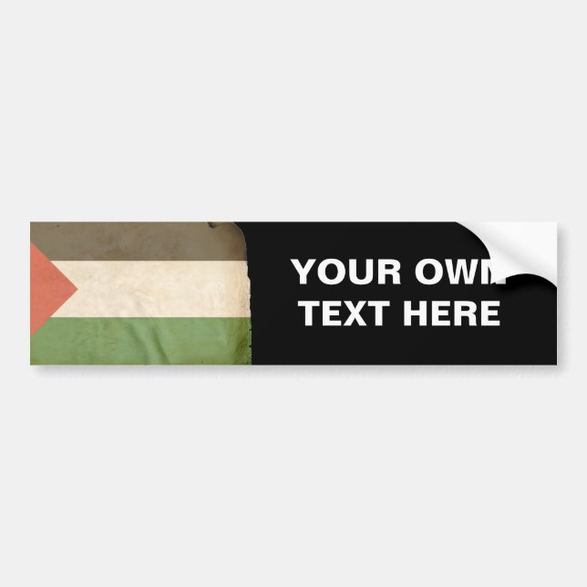 Flag of Palestine Bumper Sticker (Front)
