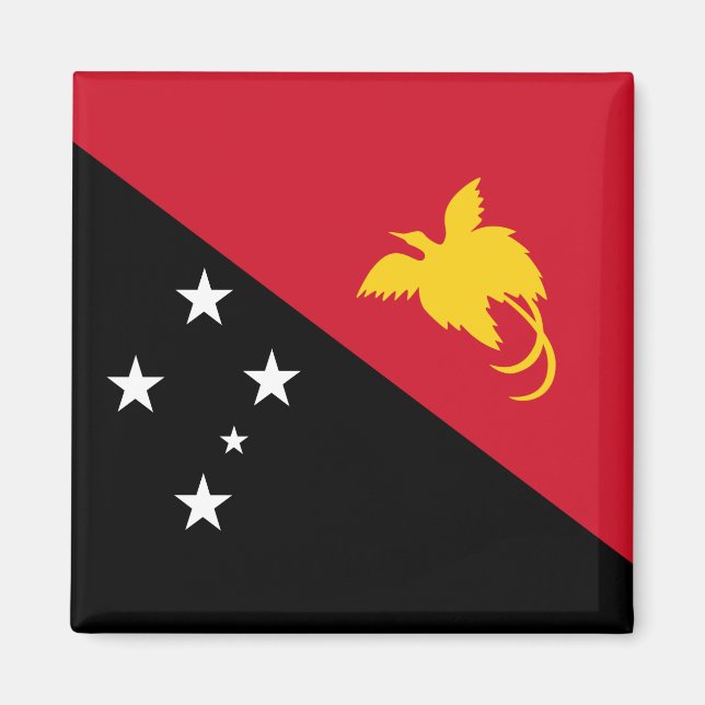 Flag of Papua New Guinea Magnet (Front)