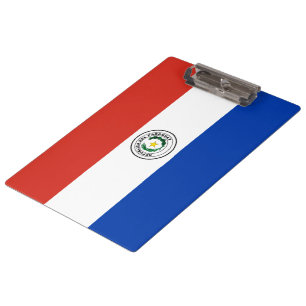Flag of Paraguay Clipboard