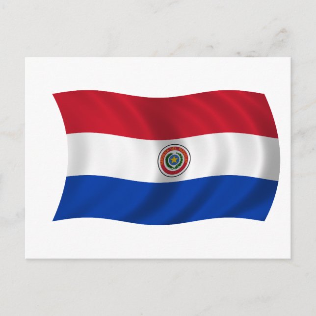 Flag of Paraguay Postcard (Front)