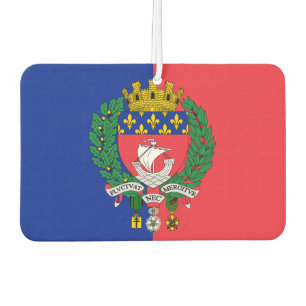 Flag of Paris, France  Car Air Freshener