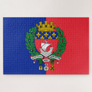 Flag of Paris (France) Jigsaw Puzzle