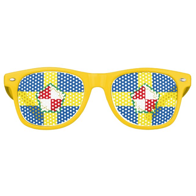 Flag of Pembrokeshire Retro Sunglasses (Front)
