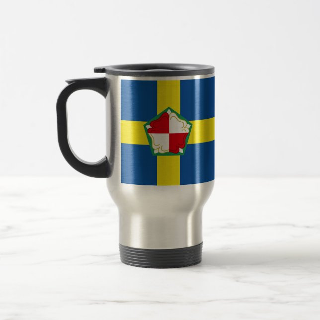 Flag of Pembrokeshire Travel Mug (Left)