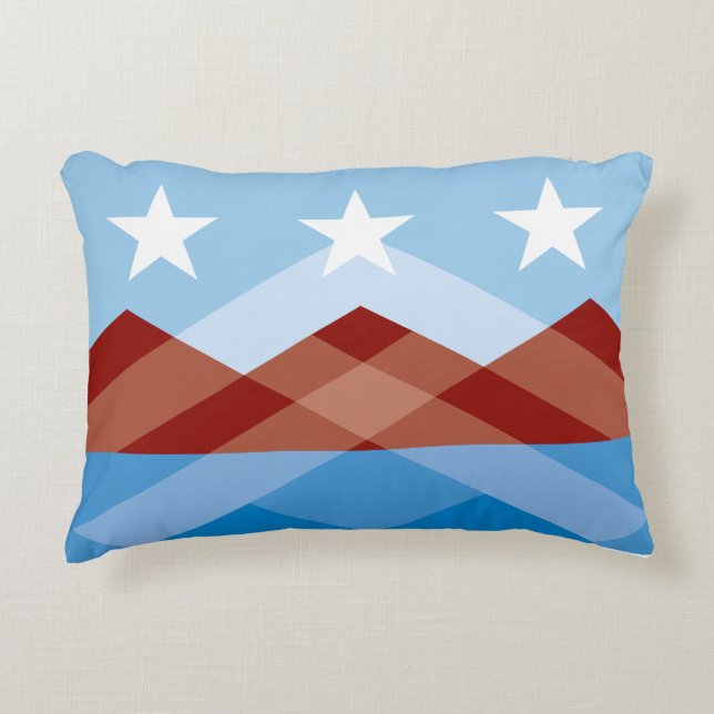 Flag of Peoria, Arizona Decorative Cushion (Front)