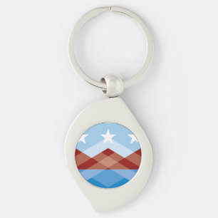 Flag of Peoria, Arizona Key Ring