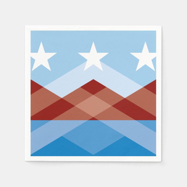 Flag of Peoria, Arizona Napkin (Front)