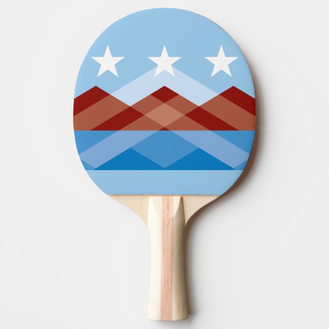 Flag of Peoria, Arizona Ping Pong Paddle (Front)