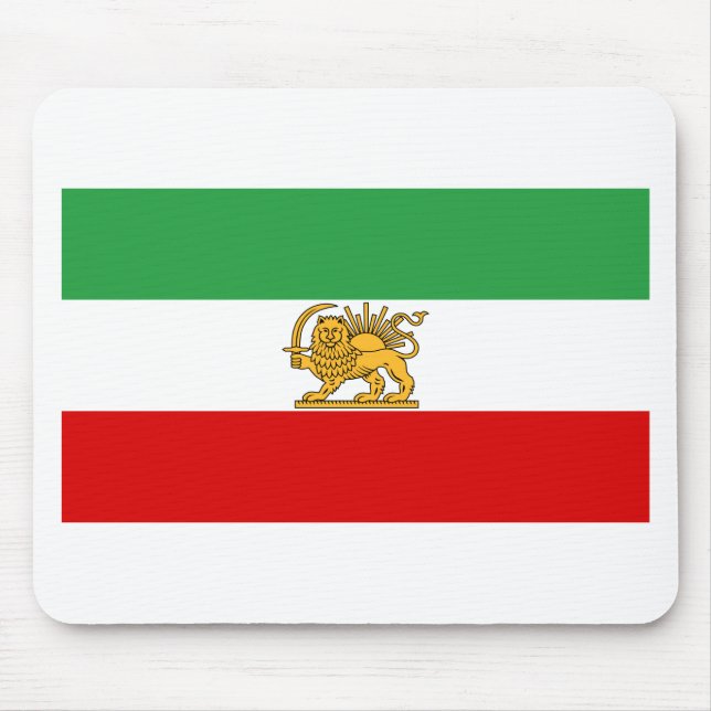 Flag of Persia / Iran (1964-1980) Mouse Mat (Front)