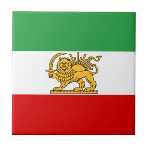 Flag of Persia / Iran (1964-1980) Tile