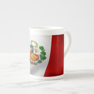 Flag of Peru Bone China Mug