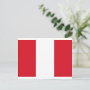 Flag of Peru Postcard