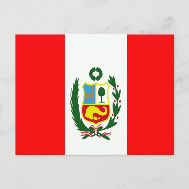 Flag of Peru Postcard (Front)