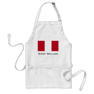 Flag of Peru Standard Apron