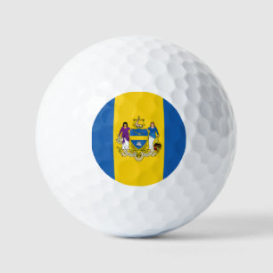 Flag of Philadelphia, Pennsylvania Golf Balls