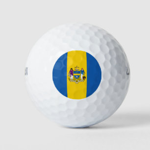 Flag of Philadelphia, Pennsylvania Golf Balls