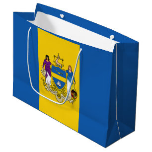 Flag of Philadelphia, Pennsylvania Large Gift Bag