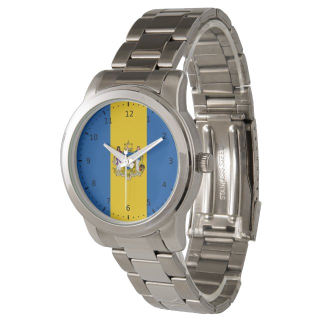 Flag of Philadelphia, Pennsylvania  Watch (Angled)