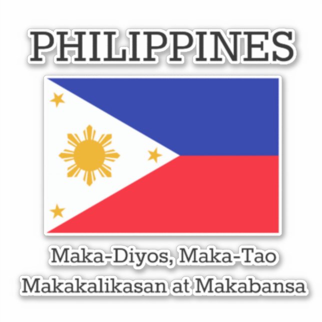 Flag of Philippines, archipelago, (Front)