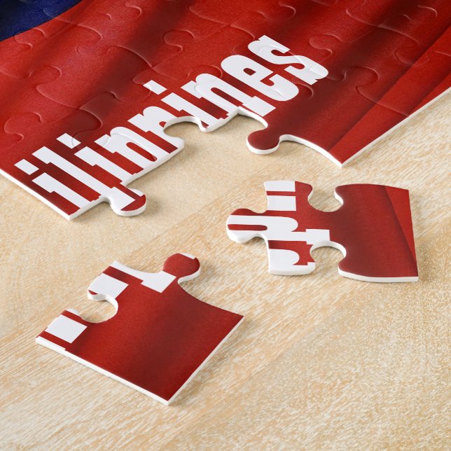 Flag of Philippines puzzle (Side)