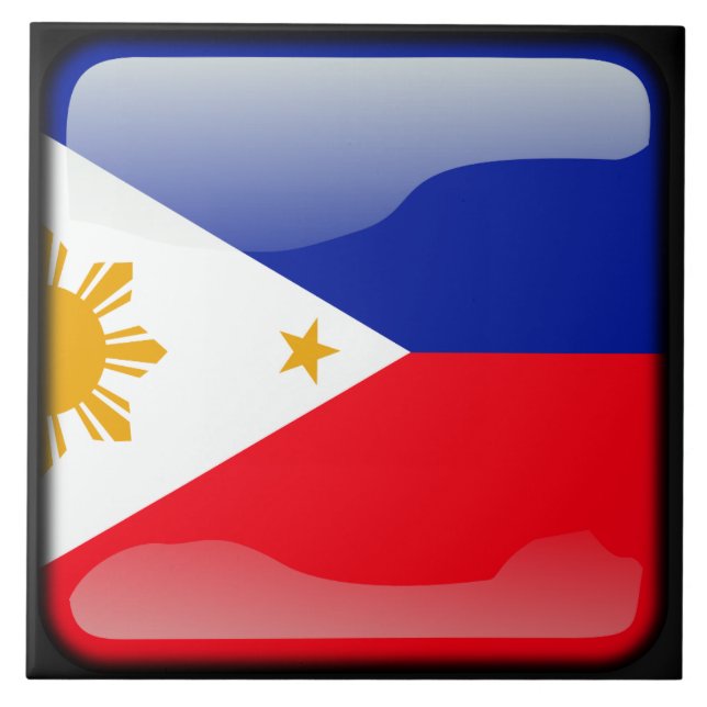 Flag of Philippines Tile (Front)