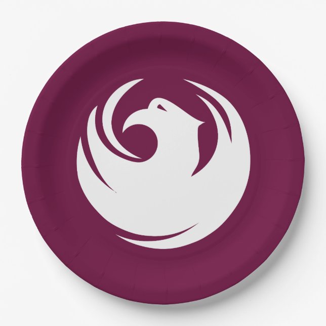 Flag of Phoenix, Arizona Paper Plate (Front)
