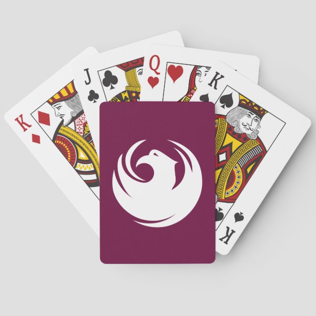 Flag of Phoenix, Arizona Playing Cards (Back)