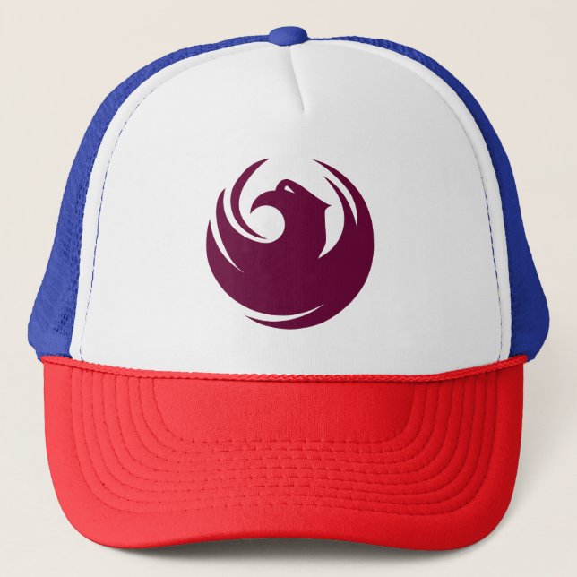 Flag of Phoenix city Arizona Trucker Hat (Front)
