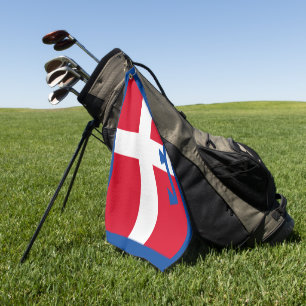 Flag of Piemonte (Italy) Golf Towel