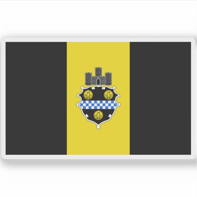 Flag of Pittsburgh, Pennsylvania  (Front)